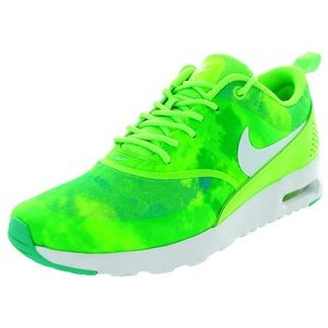 Women’s 10 lime green Air Max Nike Thea running